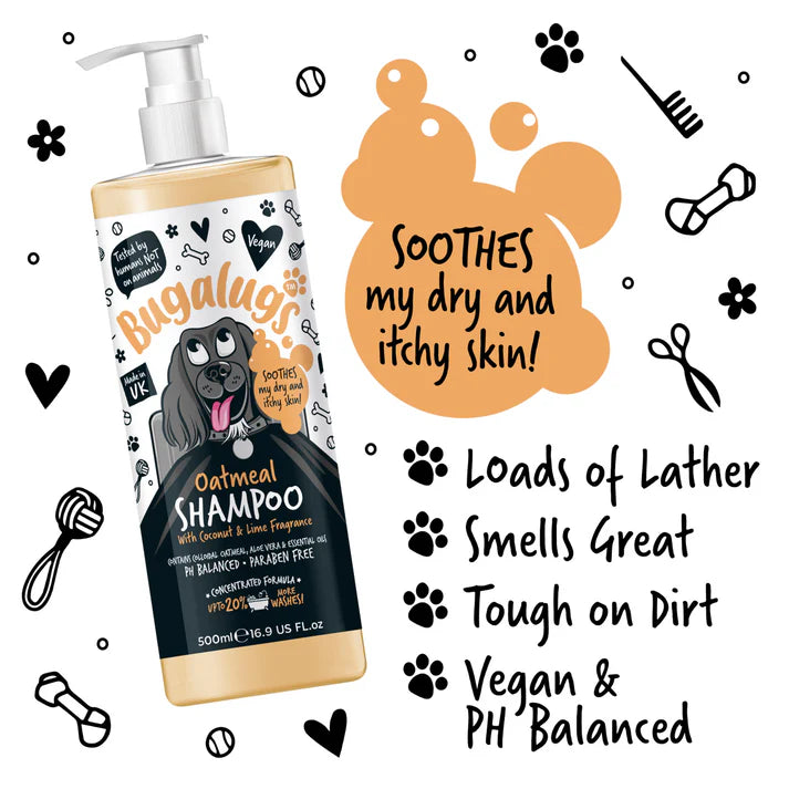 Oatmeal Dog Shampoo with Coconut & Lime Fragrance
