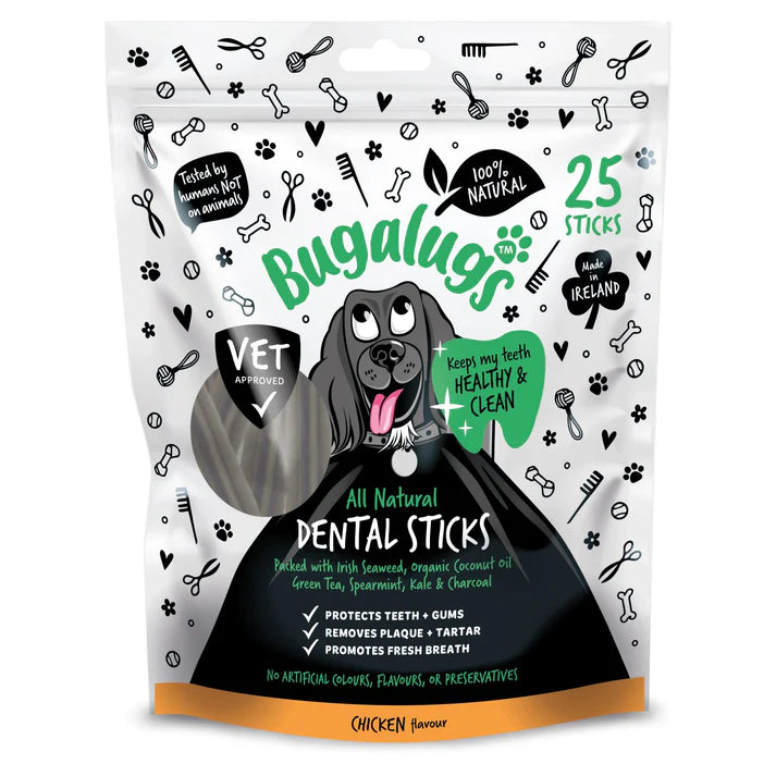 All Natural Chicken Flavour Seaweed Dental Sticks for Dogs
