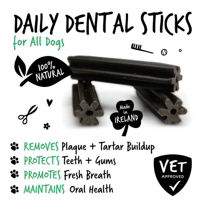All Natural Chicken Flavour Seaweed Dental Sticks for Dogs